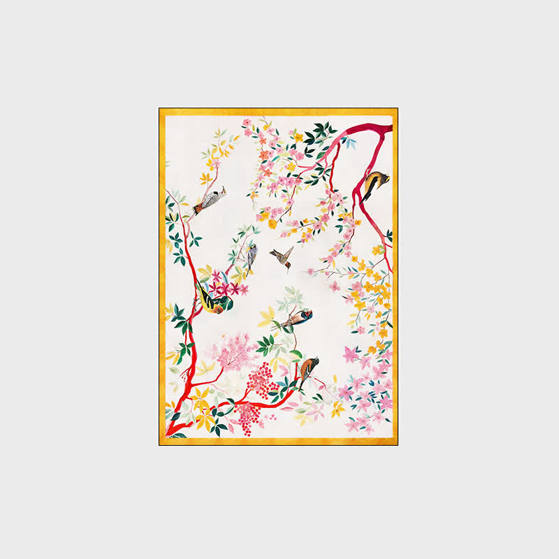 Waschbarer Anti-Rutsch-Teppich „Refresh Floral Bird“