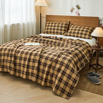 Baumwollgarn Vintage Plaid Quilt