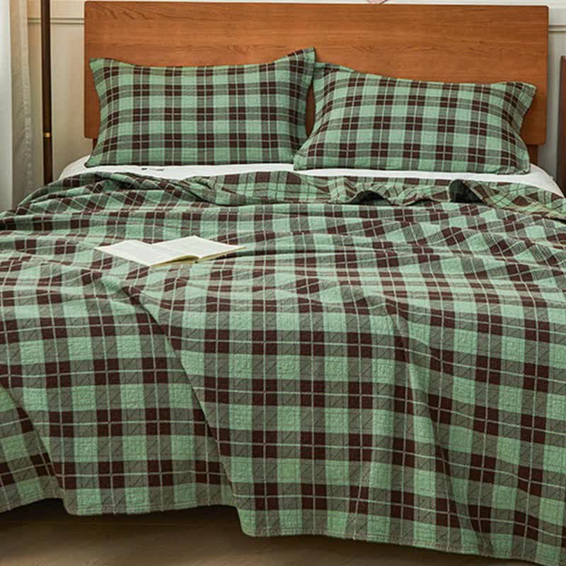 Baumwollgarn Vintage Plaid Quilt