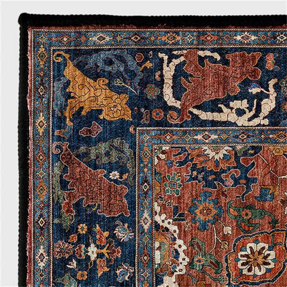 Rutschfester Vintage-Teppich im Ethno-Stil für drinnen und draußen