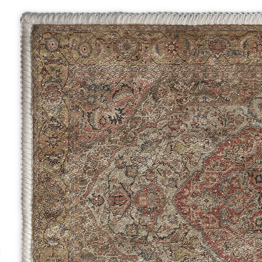 Rutschfester, waschbarer Teppich im persischen Ethno-Stil