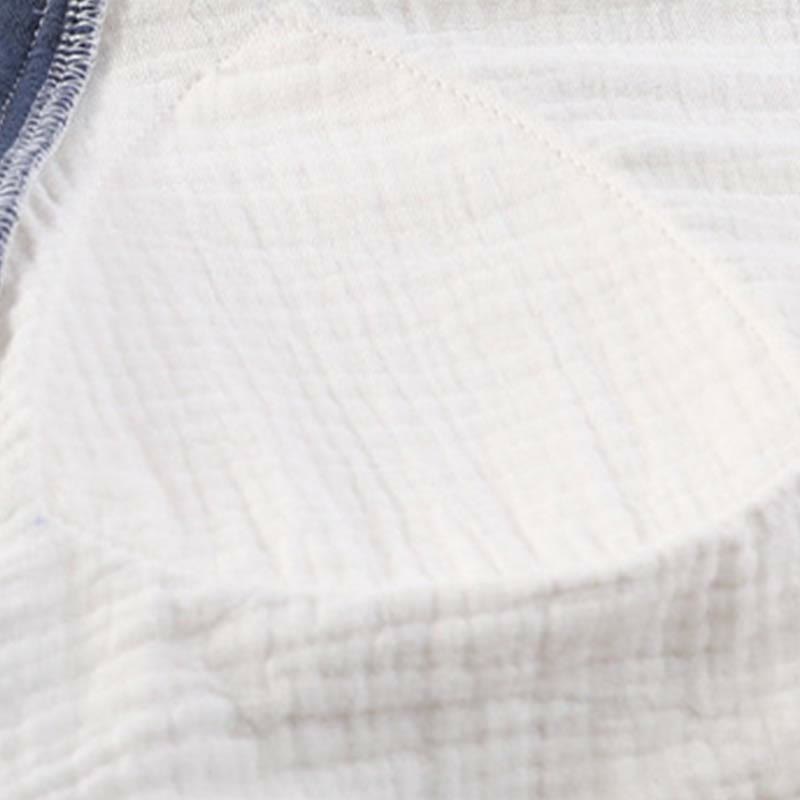Gepolstertes Nachthemd im Landhausstil mit Bindegürtel und Tasche