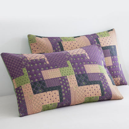 Vintage Patchwork Baumwollgaze Jacquard Bettdecke