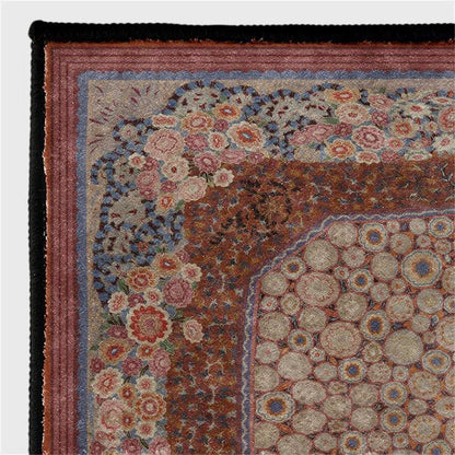 Eleganter, faltbarer Anti-Rutsch-Teppich mit Blumenmuster
