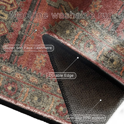 Persischer geometrischer dekorativer Anti-Rutsch-Teppich