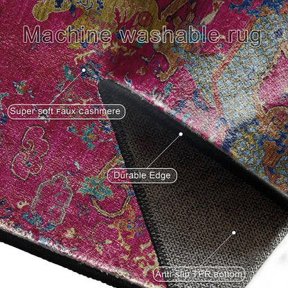 Waschbarer, weicher Teppich „Oriental Dragon“