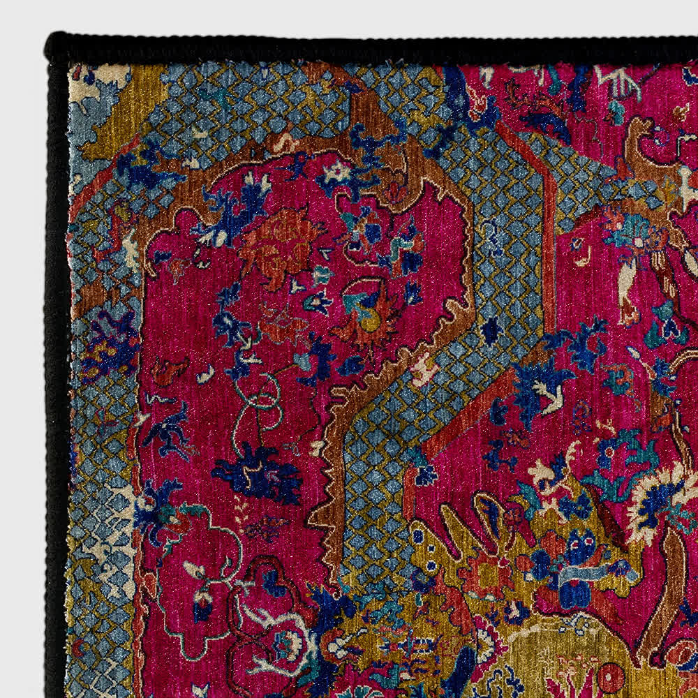 Waschbarer, weicher Teppich „Oriental Dragon“