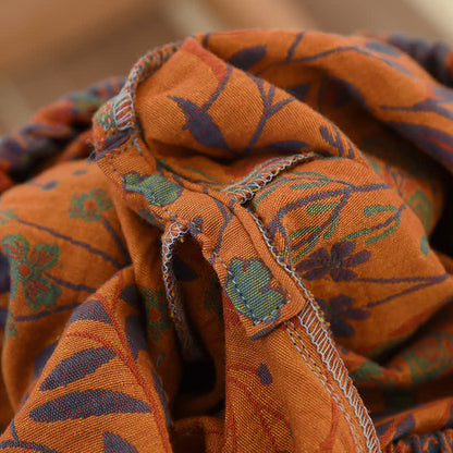 Kurzärmeliges Loungewear-Set aus garngefärbter Baumwolle im Jacquard-Stil (3-teilig)