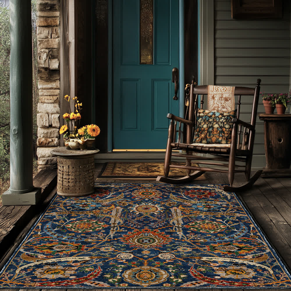 Waschbarer, weicher, rutschfester Persian Bohemia-Teppich