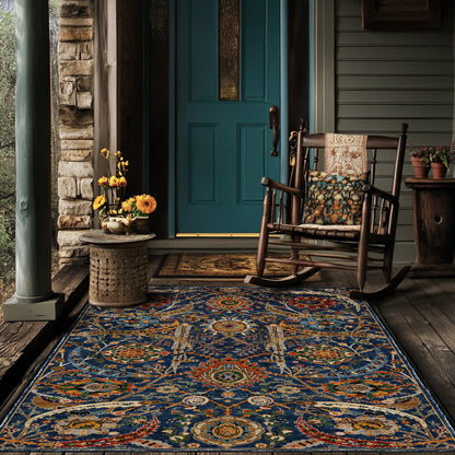 Waschbarer, weicher, rutschfester Persian Bohemia-Teppich
