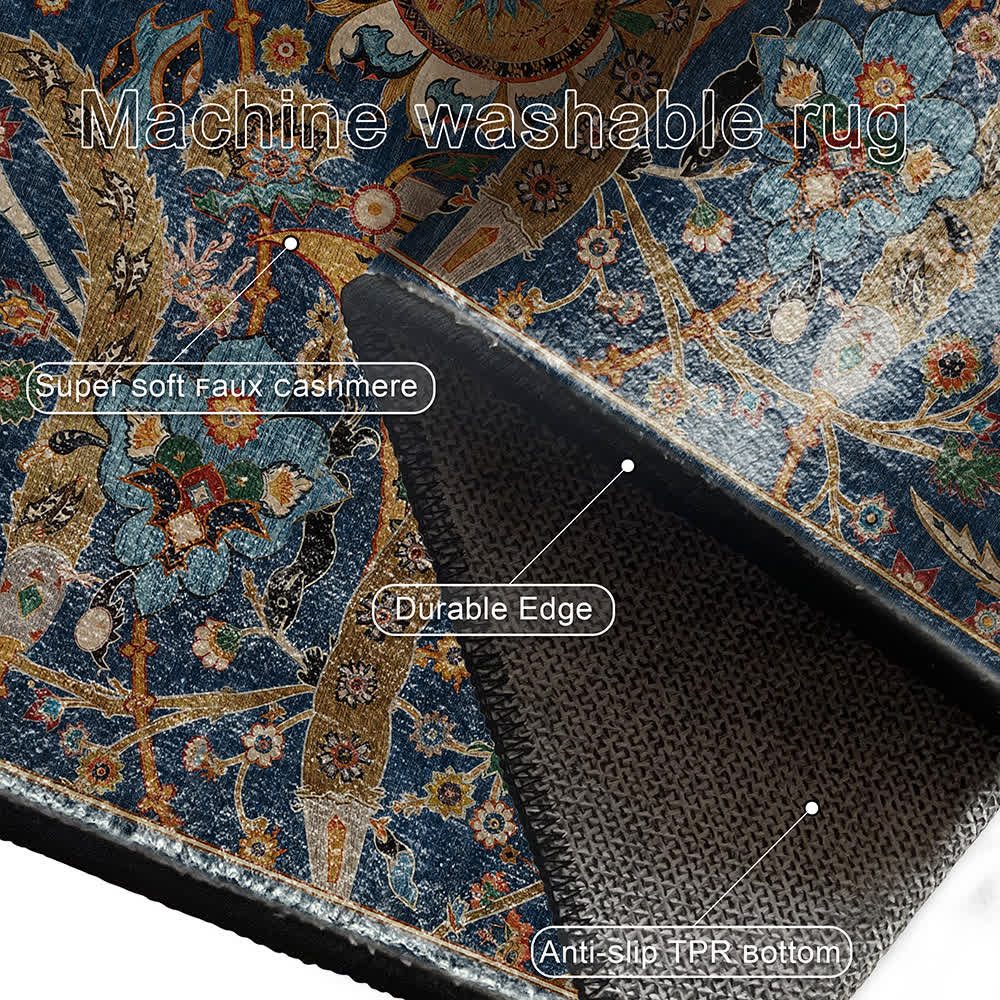 Waschbarer, weicher, rutschfester Persian Bohemia-Teppich
