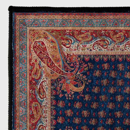Weicher, rutschfester Retro-Paisley-Teppich für drinnen und draußen