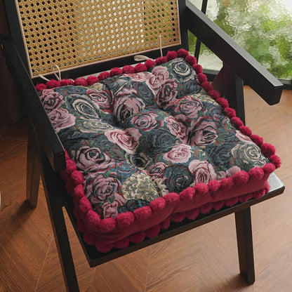 Bequemes Bodenstuhlkissen „Vintage Rose“
