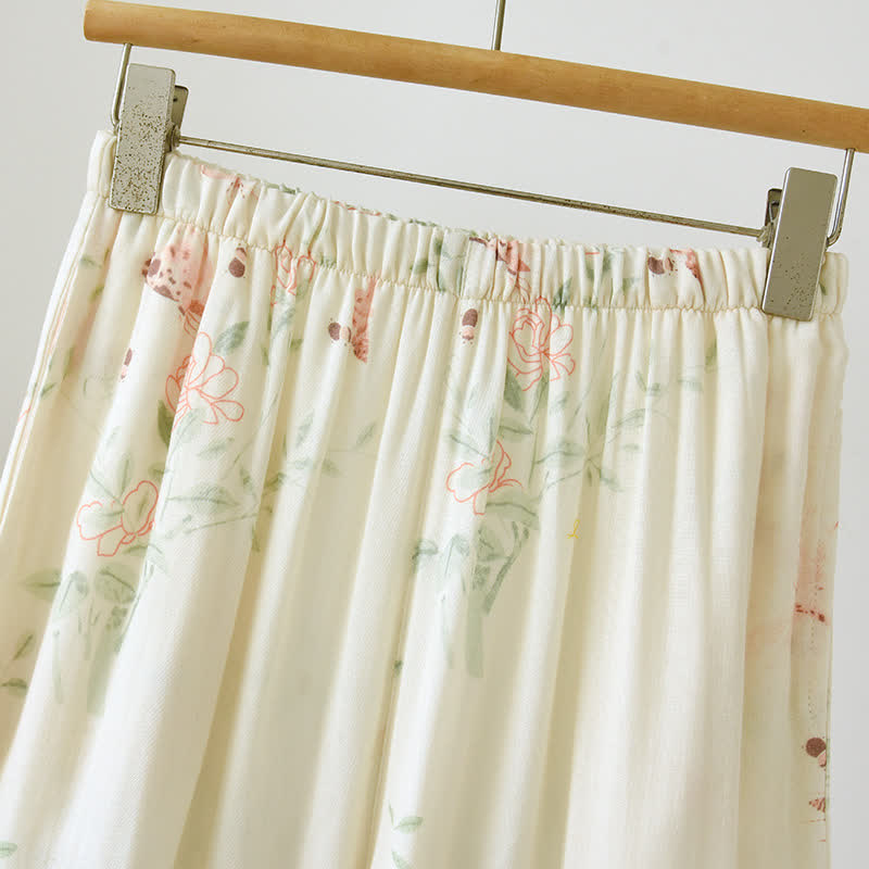 Rustikales Pyjama-Set aus Bambusfaser