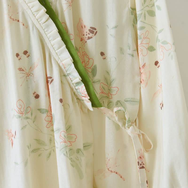 Rustikales Pyjama-Set aus Bambusfaser