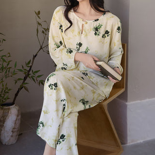 Refresh – Atmungsaktives Loungewear-Set mit Blumenmuster