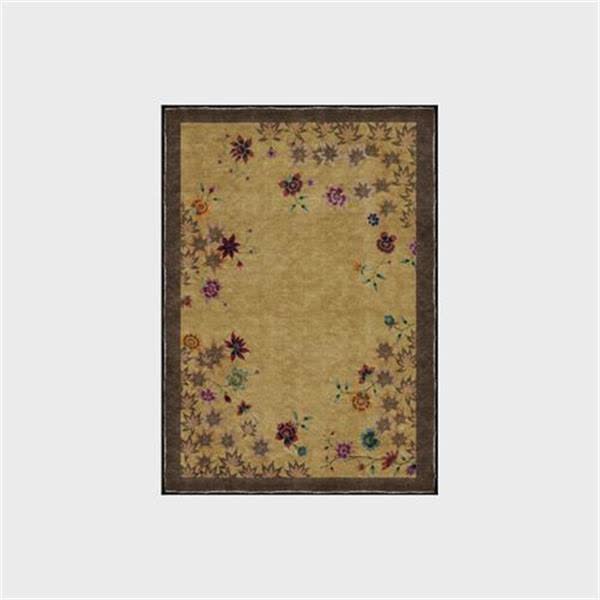 Rutschfester Indoor-Outdoor-Teppich mit floralem Ahornblatt