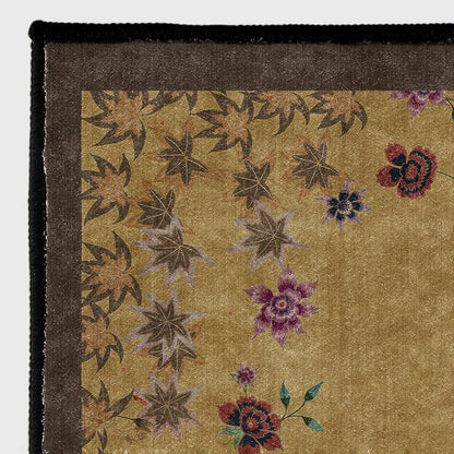 Rutschfester Indoor-Outdoor-Teppich mit floralem Ahornblatt