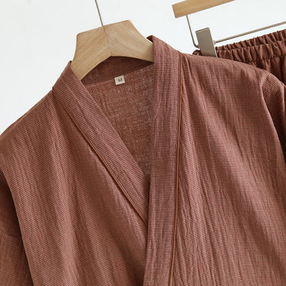 Unisex-Kimono-Pyjama-Set aus Baumwollgaze