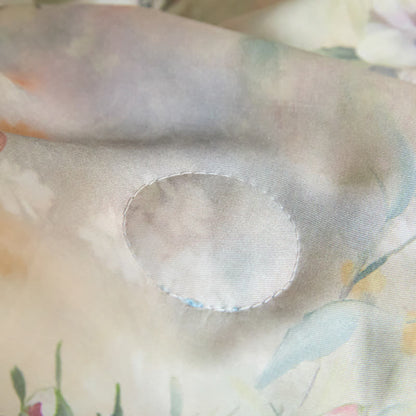 Luxuriöse Sommerdecke aus Lyocellfaser mit Blumenmuster
