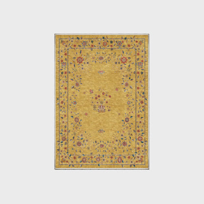 Faltbarer Teppich für drinnen und draußen mit Retro-Blumenmuster
