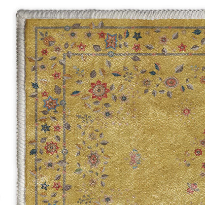 Faltbarer Teppich für drinnen und draußen mit Retro-Blumenmuster