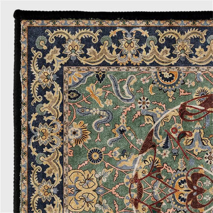 Waschbarer Teppich für drinnen und draußen mit Gothic-Totenkopf