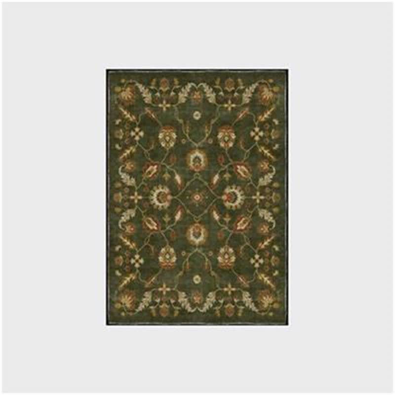 Rutschfester Teppich für drinnen und draußen mit Paisley-Blumenmuster
