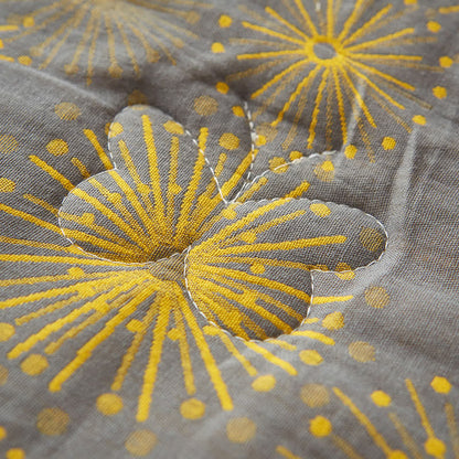 Vintage Feuerwerk Baumwollgaze Garngefärbte Sommerdecke