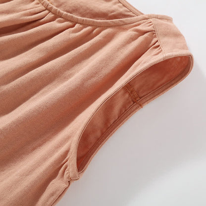 Elegantes Loungewear-Set aus doppellagiger Baumwollgaze mit Blumenmuster