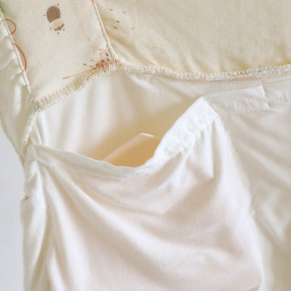 Gepolstertes Loungewear-Set mit Blumen- und Schmetterlings-Rüschen