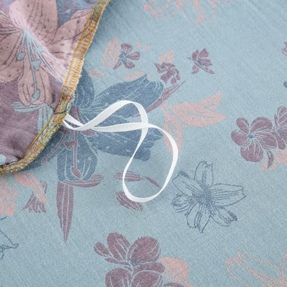 Lily Baumwollgaze-Jacquard-Bettwäscheset (4-teilig)