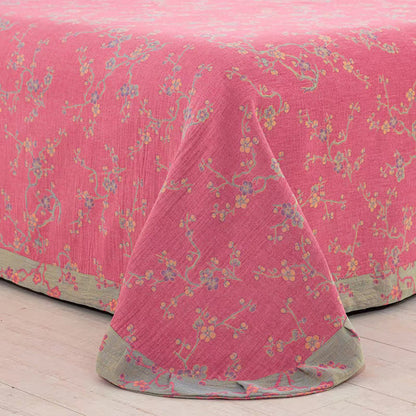 Wintersweet Baumwollgaze-Jacquard-Bettwäscheset (4-teilig)