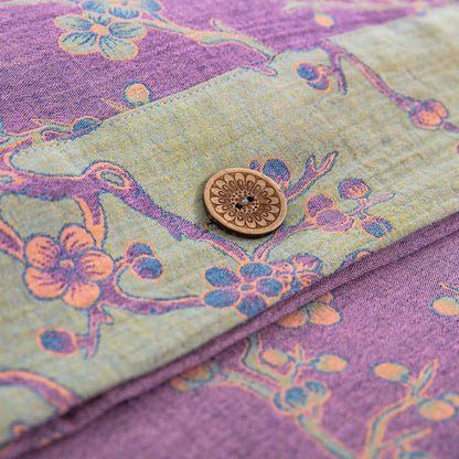 Wintersweet Baumwollgaze-Jacquard-Bettwäscheset (4-teilig)