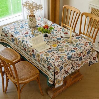 Jacquard Vintage Pastoral Dekorative Tischdecke