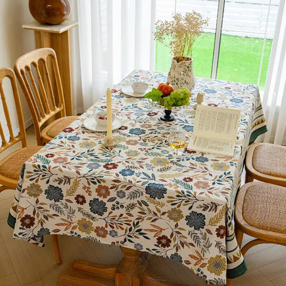 Jacquard Vintage Pastoral Dekorative Tischdecke