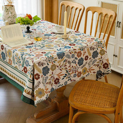 Jacquard Vintage Pastoral Dekorative Tischdecke