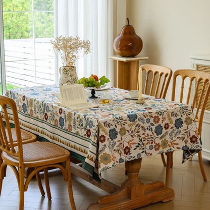 Jacquard Vintage Pastoral Dekorative Tischdecke