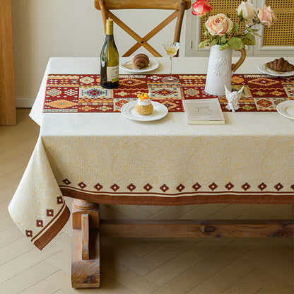 Dekorative Jacquard-Tischdecke im marokkanischen Stil