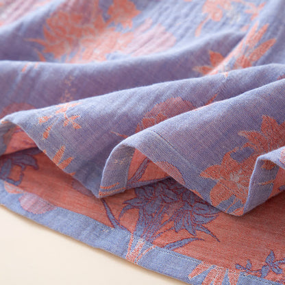 Oriental Lily – Nachtwäsche-Set aus Baumwollgaze