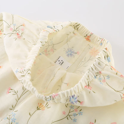 Geblümter Kimono aus Baumwollgaze