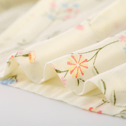 Geblümter Kimono aus Baumwollgaze