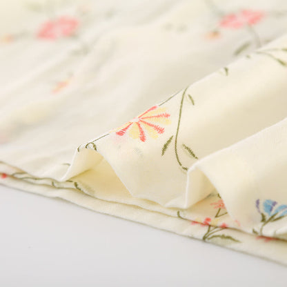 Geblümter Kimono aus Baumwollgaze