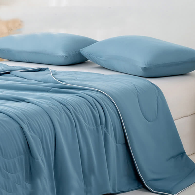 Doppelseitige Kühldecke aus Eisseide