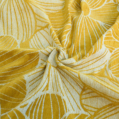 Daisy Jacquard Chenille Decke mit Quasten