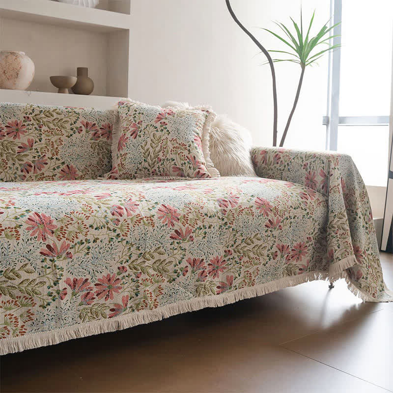 Verschleißfester Sofaschutz mit Farmhouse-Quaste