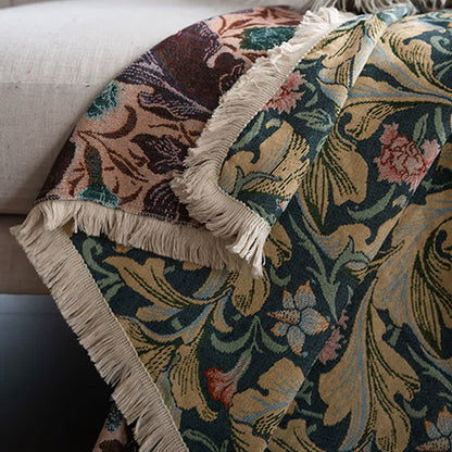 Jacquard-Sofaschutz mit Nelken-Motiv
