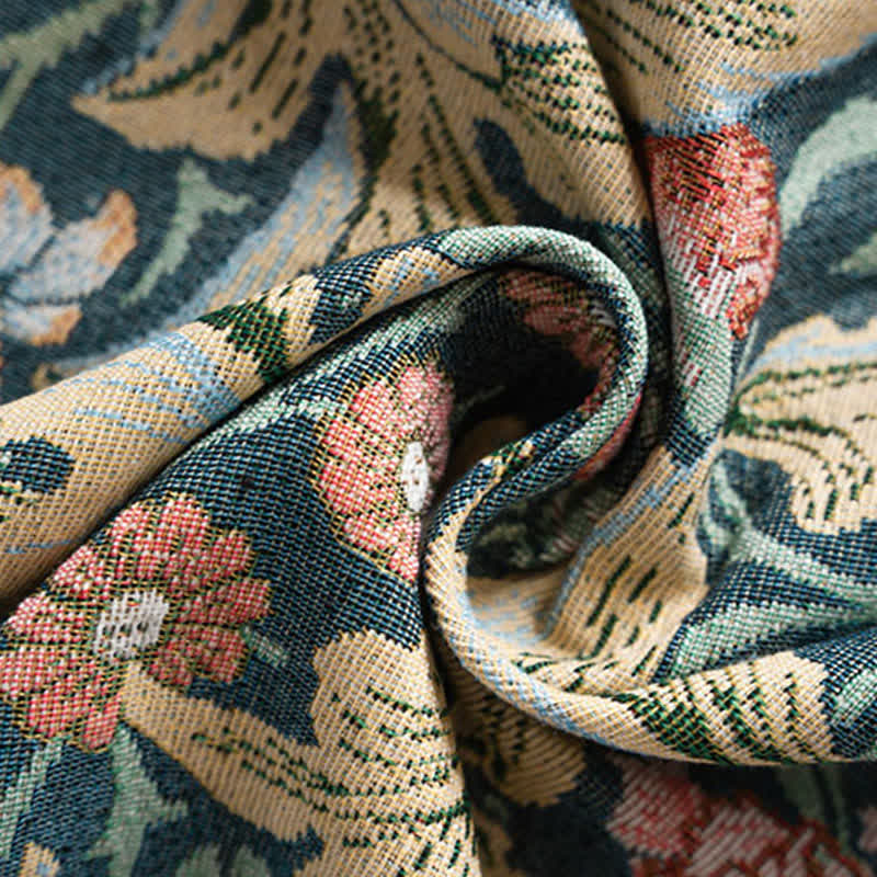 Jacquard-Sofaschutz mit Nelken-Motiv