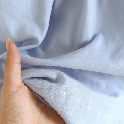 Gepolsterter Pyjama aus Baumwolle mit Rüschenbesatz und Camisole