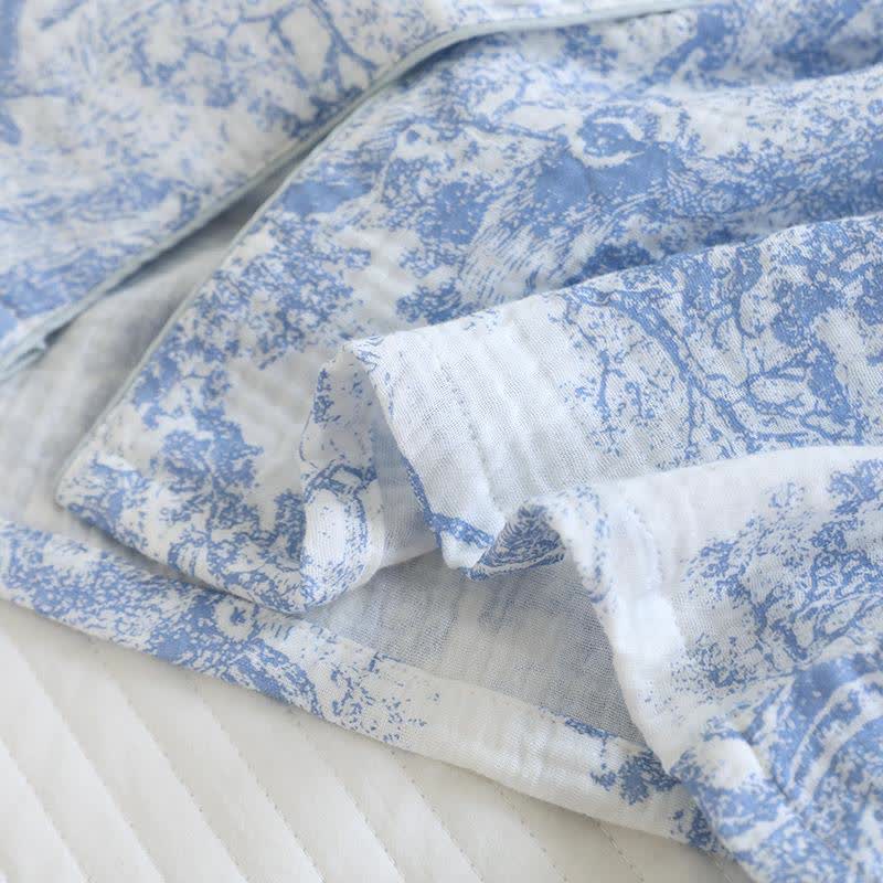 Loungewear-Set aus Baumwolle mit Tiger Tree-Print